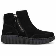 Ghete Casual Damă Skechers 169086 Negru – Piele Ecologică