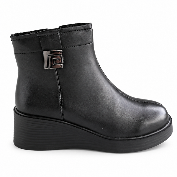 Ghete Casual Damă Pass 990008A Negru – vedere 1