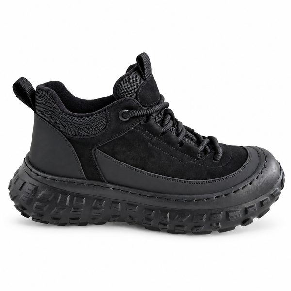 Ghete Casual Bărbați Franco Gerardo 6025 Negru – vedere 1