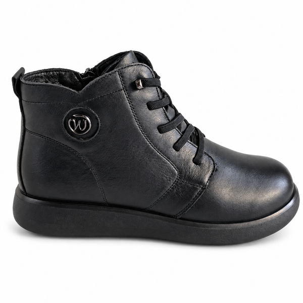 Ghete Casual Damă Formazione M8717 Negru – vedere 1