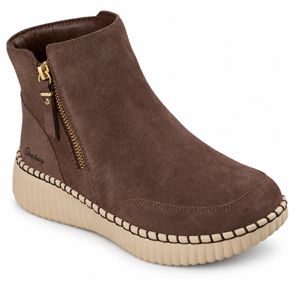 Ghete Casual Damă Skechers 169086 Maro Ciocolatiu – Piele Ecologică - vedere 2/5