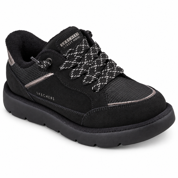 Pantofi Casual Damă Skechers 190196 Negru – Piele Ecologică - vedere 2/5