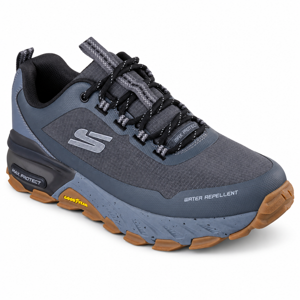 Pantofi Sport Bărbați Skechers 237669 Gri Antracit – Piele Ecologică - vedere 2/5
