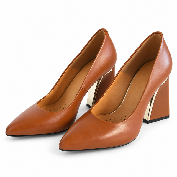 Pantofi Eleganți Damă Sala 20546 2281 Cognac – vedere 2