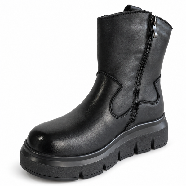 Ghete Casual Damă Franco Gerardo M5232 Negru – vedere 3