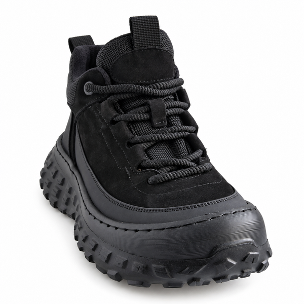 Ghete Casual Bărbați Franco Gerardo 6025 Negru – vedere 3