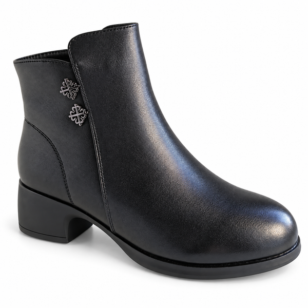 Ghete Casual Damă Formazione 26122 Negru – vedere 3