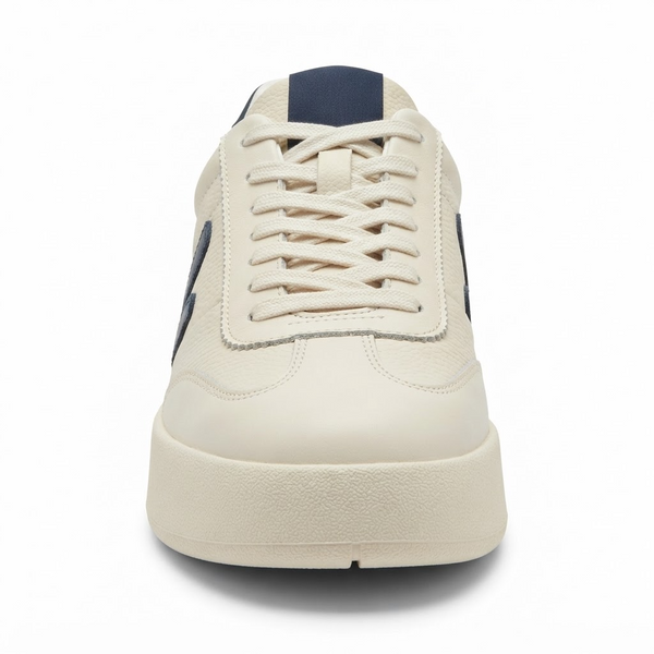 Pantofi Sport Bărbați Franco Gerardo 5327 Alb-Bleumarin – Piele Naturală – vedere 4