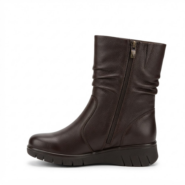 Ghete Casual Damă Caprice 26455-45 337 Maro Închis – Piele Naturală – vedere 4