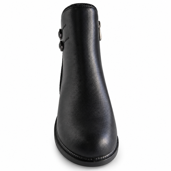 Ghete Casual Damă Formazione E0210-1 Negru – vedere 4