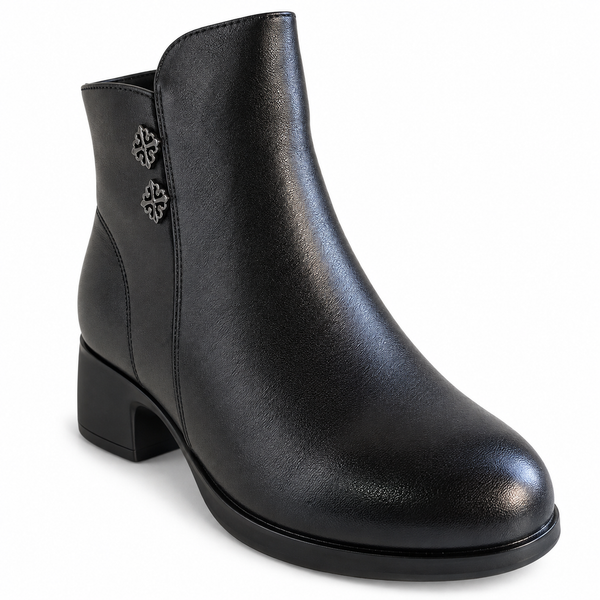 Ghete Casual Damă Formazione 26122 Negru – vedere 4