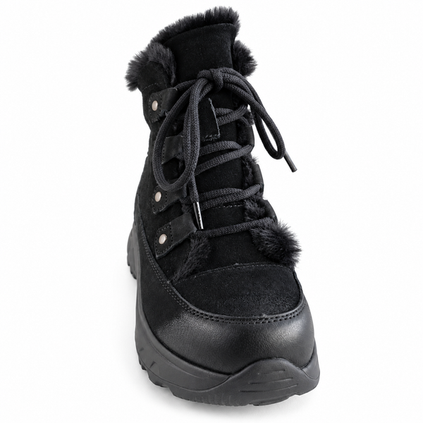 Ghete Casual Damă Franco Gerardo 3602 Negru – vedere 4