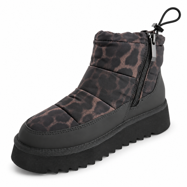 GHETE CASUAL DAMA TAMARIS 26810-45 090 NEGRE + LEOPARD - vedere 3/6