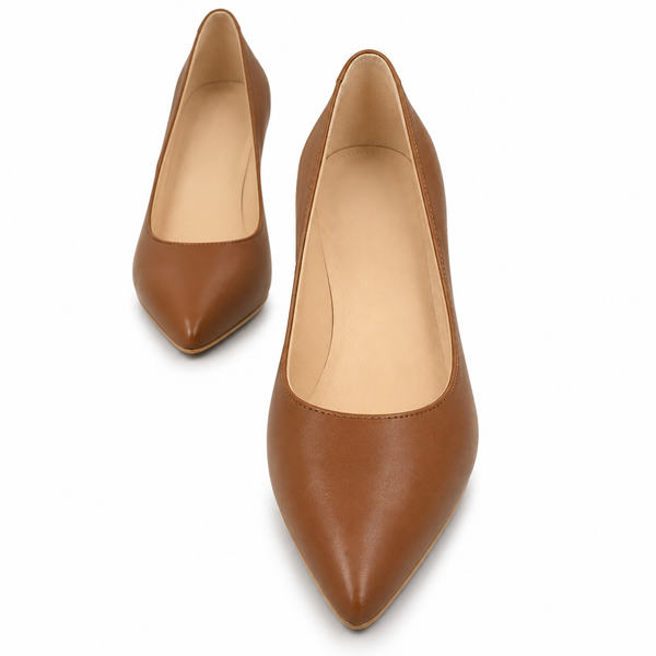 Pantofi Eleganți Damă Antonio 5420 Maro Camel - vedere 5