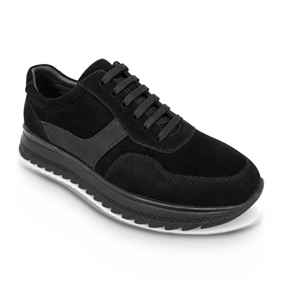 Pantofi Casual Bărbați Eldemas 1-230-270 Negru – Piele Naturală