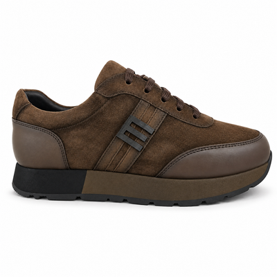 Pantofi Casual Bărbați Eldemas 1-230-77 Maro Coffee – Piele Naturală