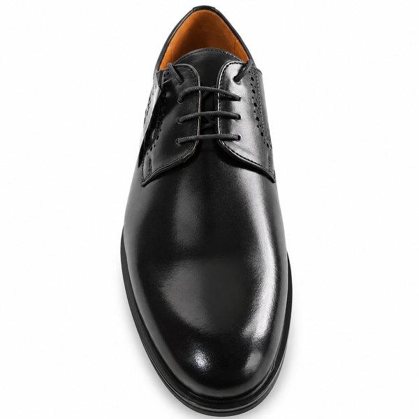 Pantofi Eleganți Bărbați CONHPOL A667-0017-00S02 Negru – Piele Naturală - vedere 2/6