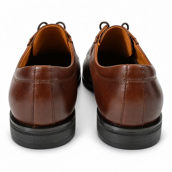 Pantofi Eleganți Bărbați CONHPOL 6757-1256-00S02 Maro – Piele Naturală - vedere 4/6