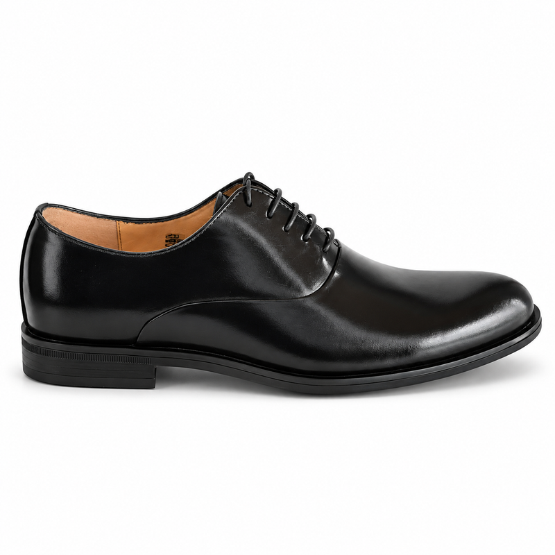Pantofi Eleganți Bărbați CONHPOL B346-0017-00P28 Negru – Piele Naturală - vedere 1/6