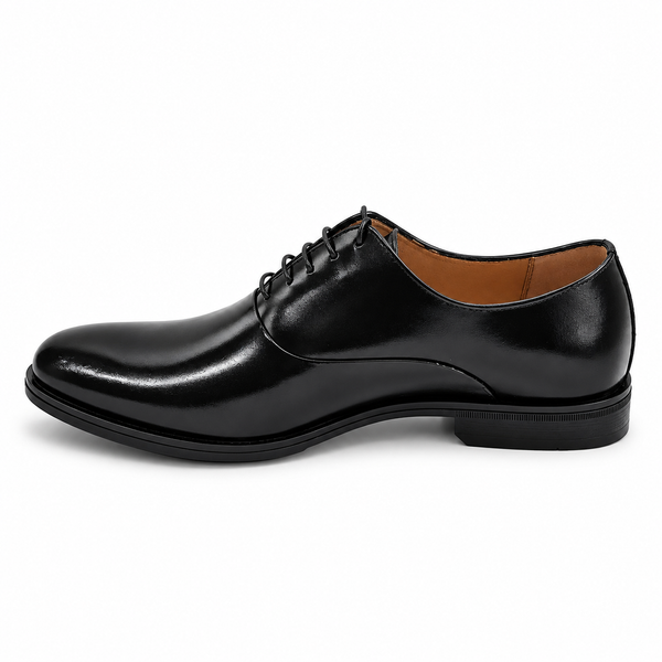 Pantofi Eleganți Bărbați CONHPOL B346-0017-00P28 Negru – Piele Naturală - vedere 3/6