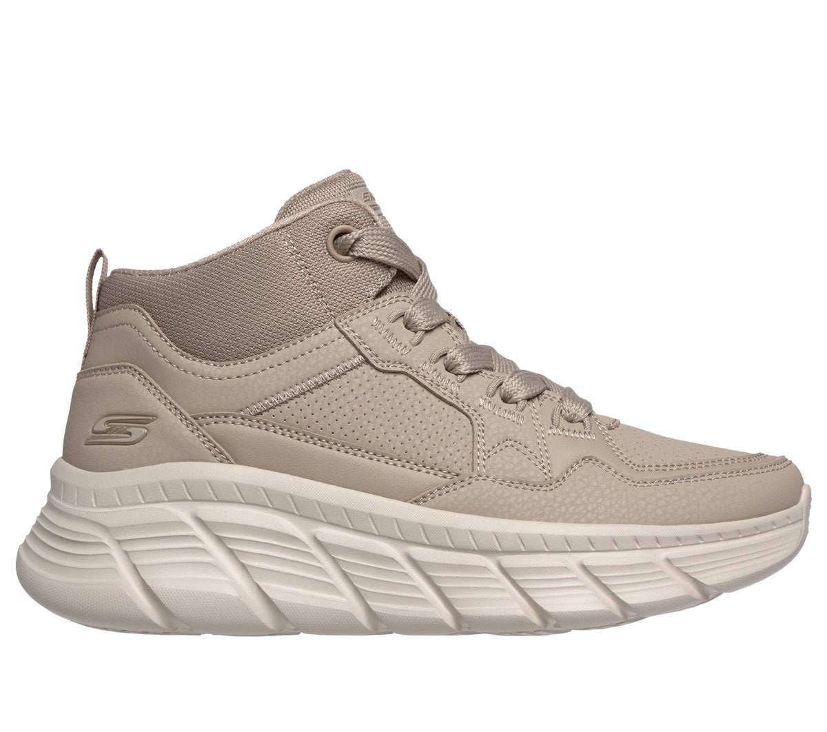 Ghete Sport Damă Skechers 117395 Taupe – Piele Ecologică