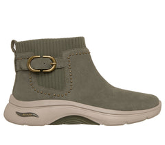Ghete Casual Damă Skechers 144564 Verde Oliv – Piele Ecologică