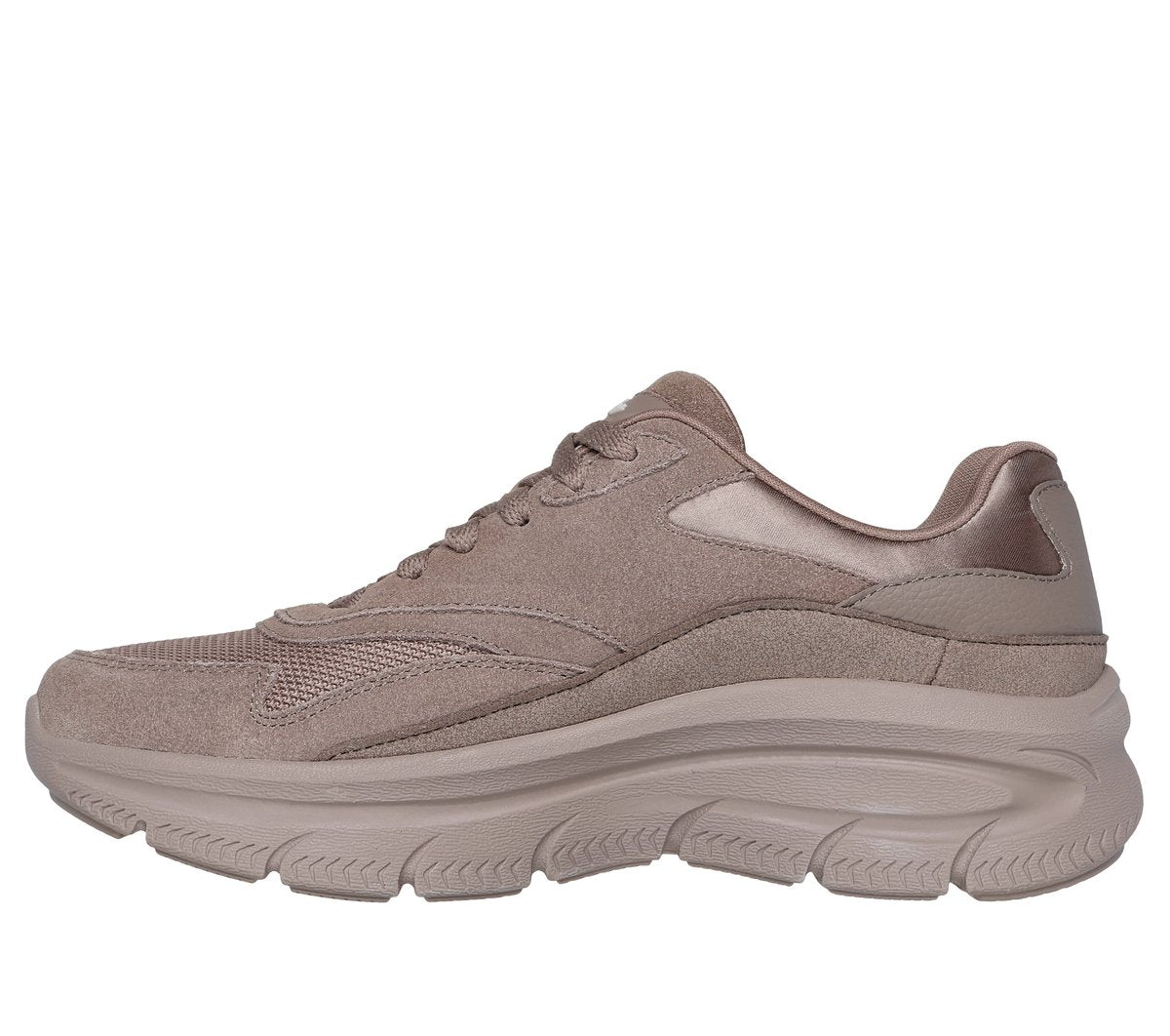 Pantofi Sport Damă Skechers 158590 Taupe velur - imagine 3