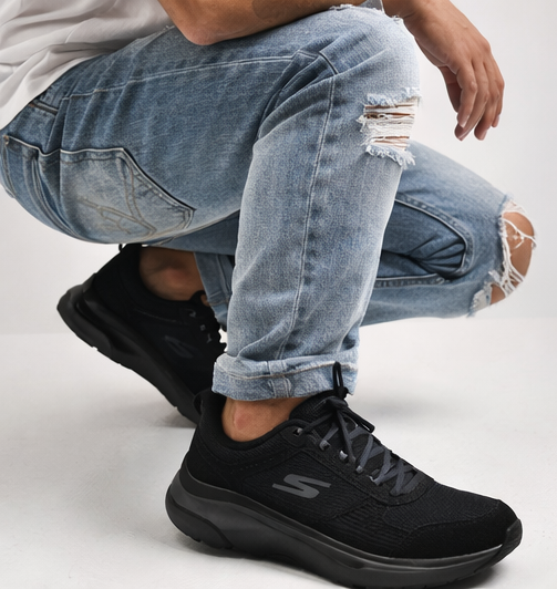 PANTOFI SPORT BARBATI SKECHERS 216650 BBK - imagine 2
