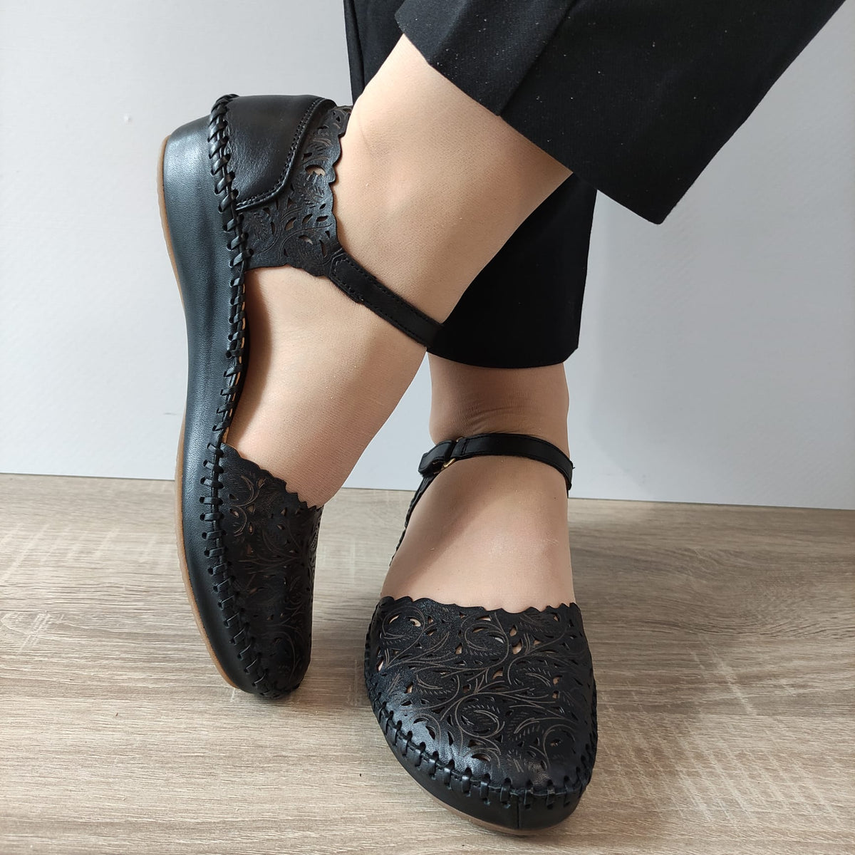 SANDALE CASUAL DAMA PIKOLINOS 655-0906 NEGRE - imagine 4
