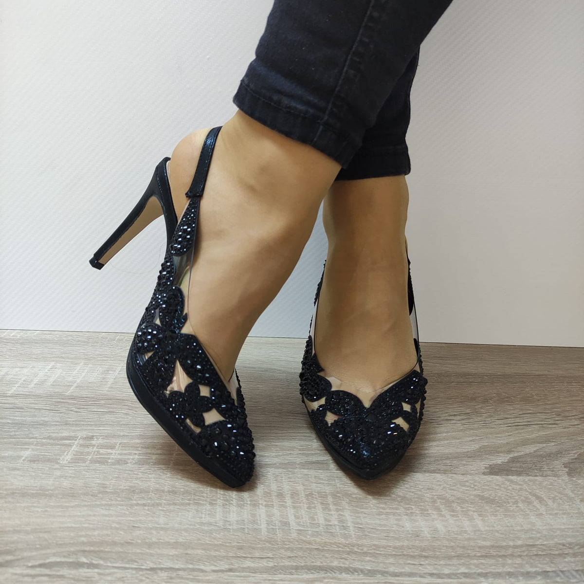 SANDALE ELEGANTE DAMA MENBUR 23640 NEGRE - imagine 4