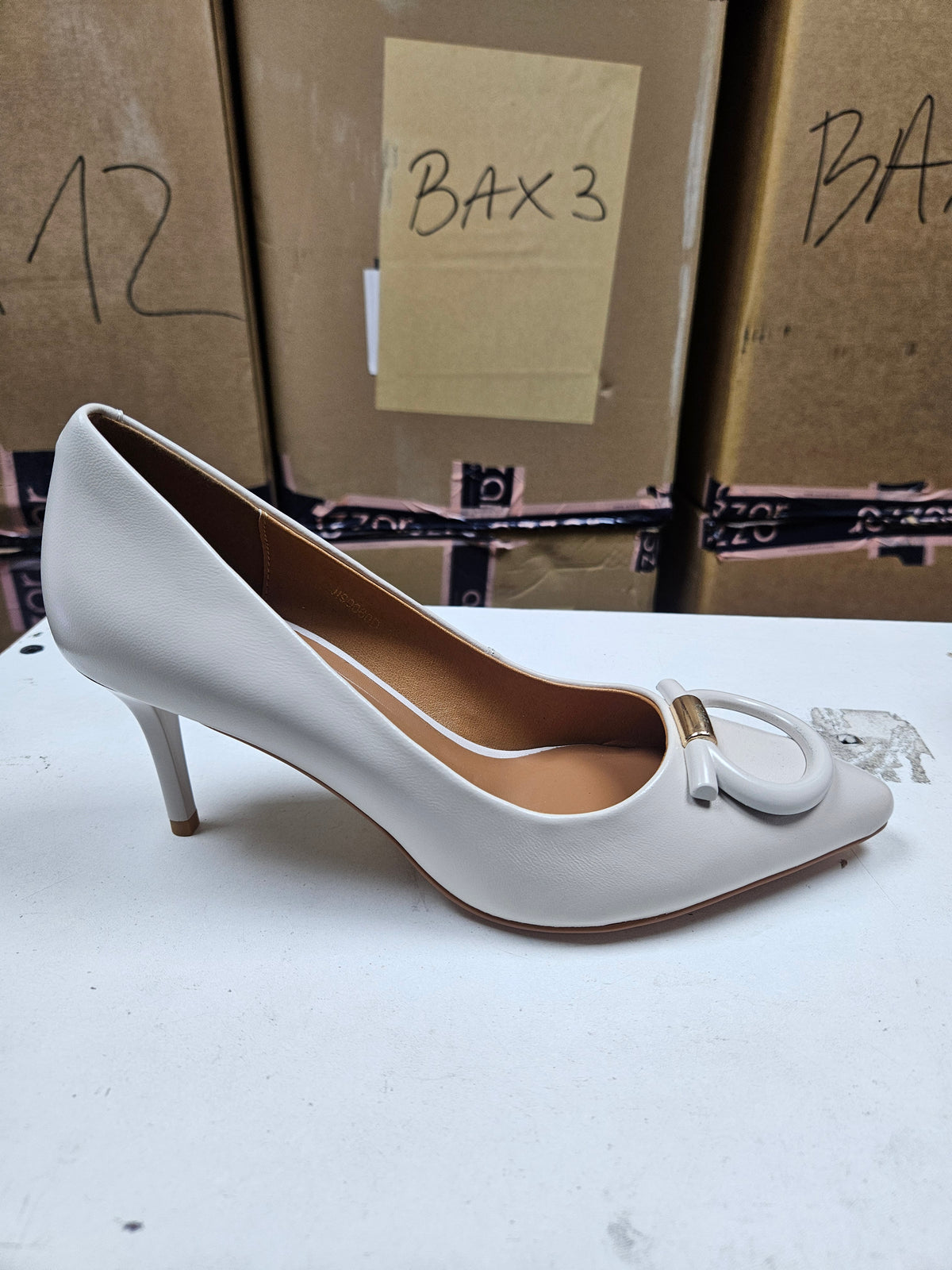 Pantofi Eleganți Damă Epica 1JI90060D Bej - poza receptie