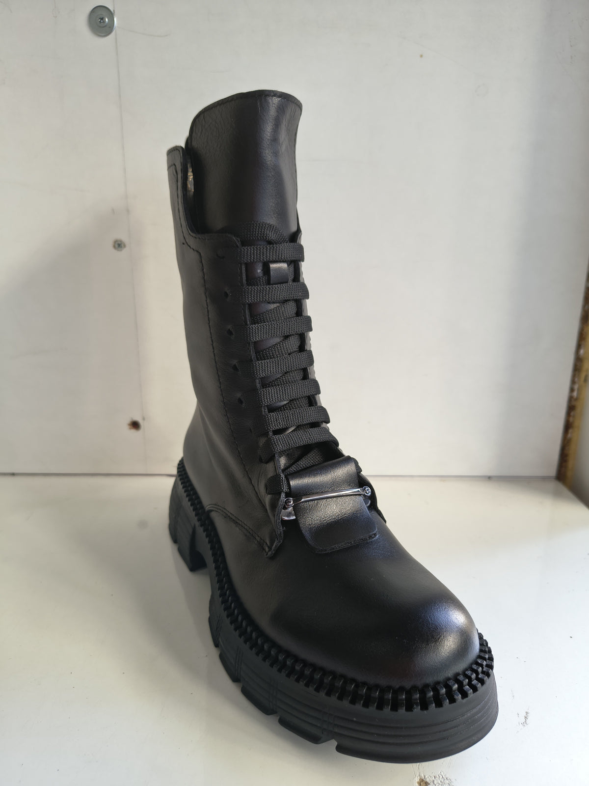Ghete Casual Damă Dogati 061 27102 Negru – Piele Naturală
