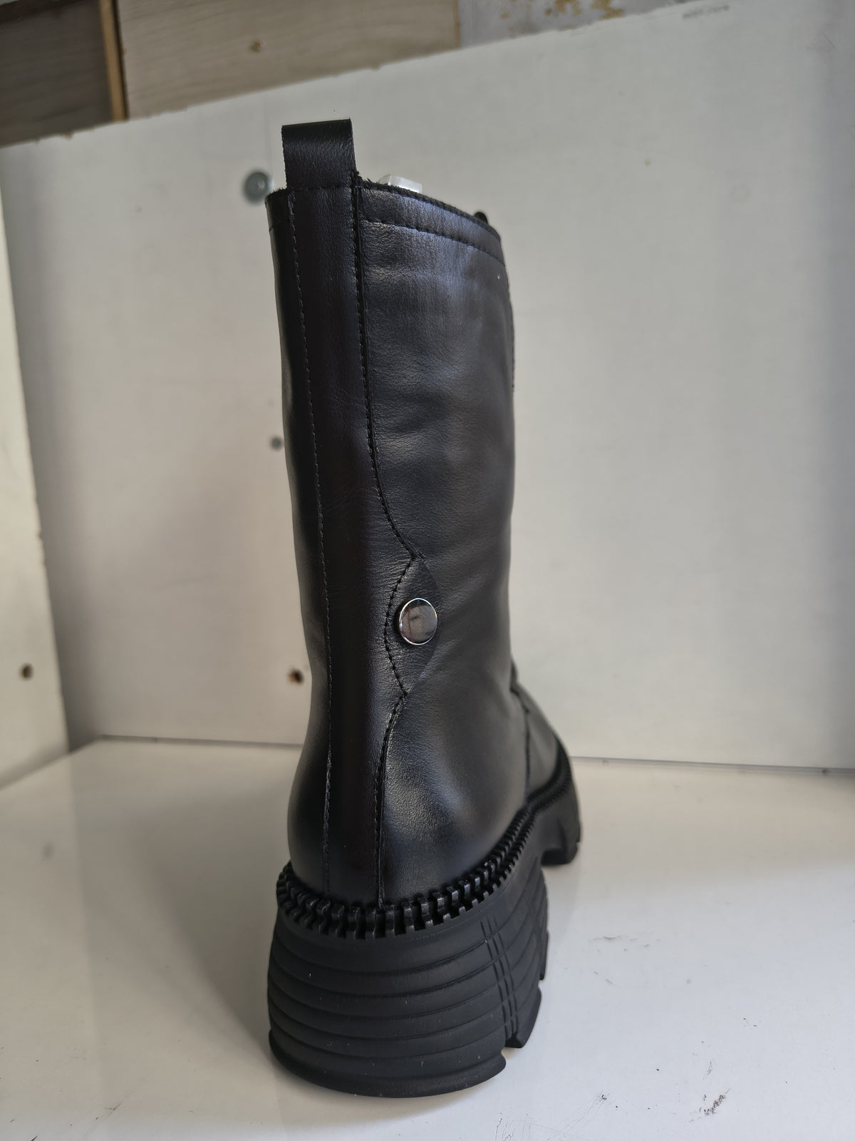 Ghete Casual Damă Dogati 061 27102 Negru – Piele Naturală