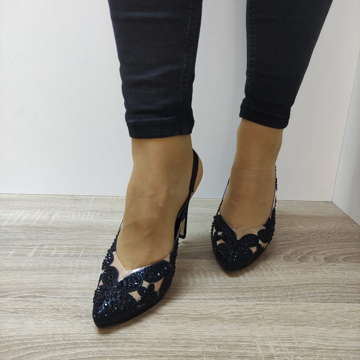 SANDALE ELEGANTE DAMA MENBUR 23640 NEGRE - imagine 5