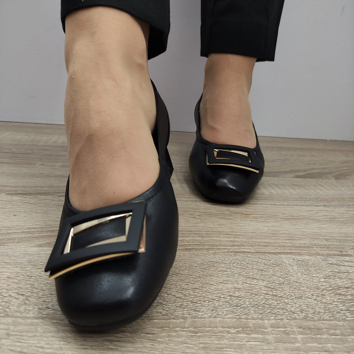 PANTOFI ELEGANTI DAMA PASS 440011A 01-N NEGRI - imagine 5