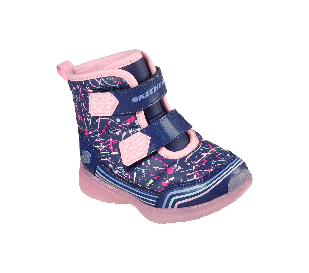 Ghete Copii Skechers 302653N Bleumarin + multicolor - imagine 2