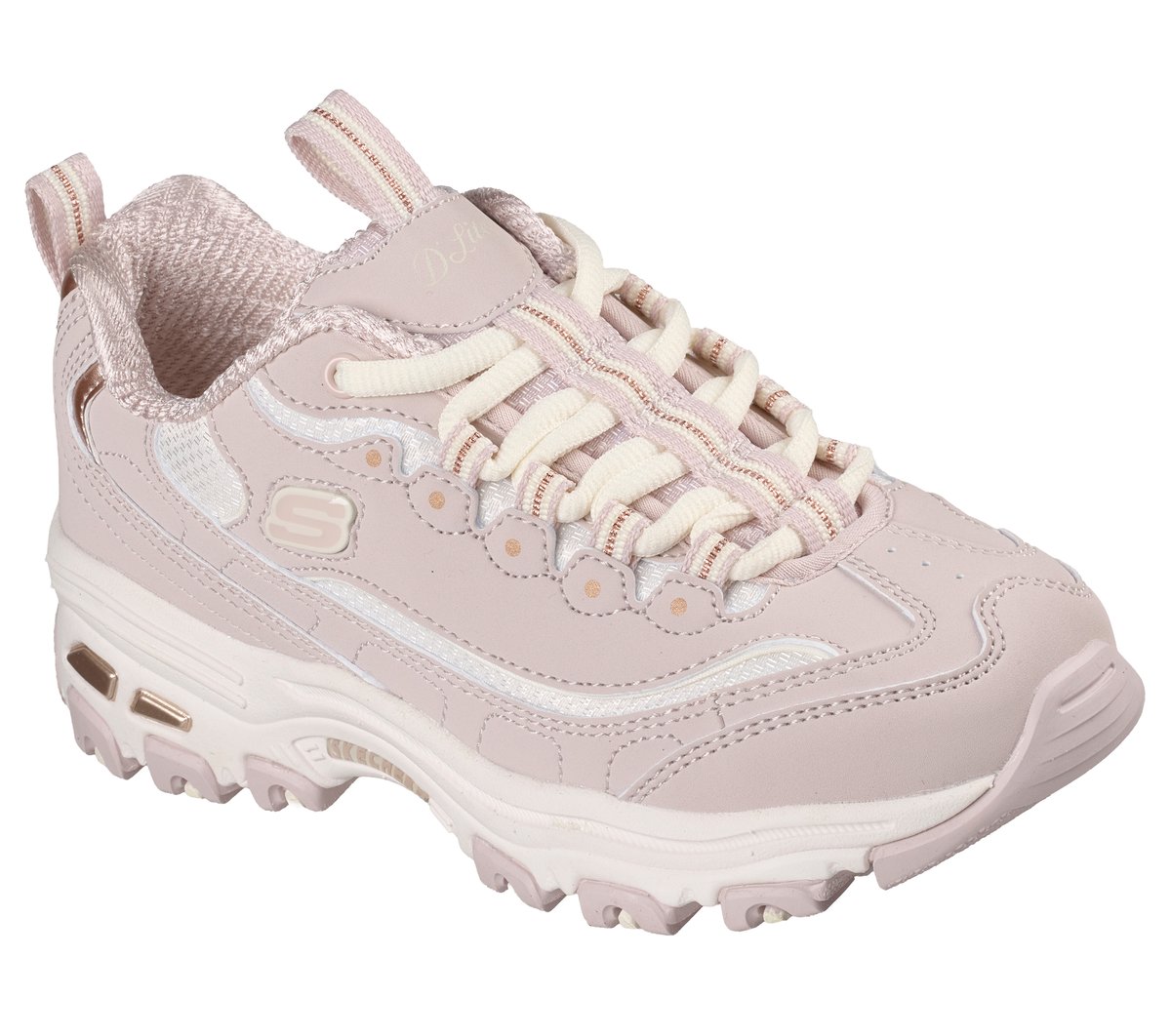 Pantofi Sport Fete Skechers 304155L Roz auriu - imagine 2