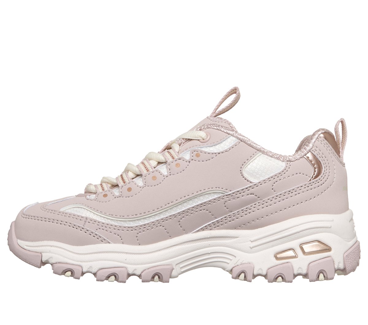 Pantofi Sport Fete Skechers 304155L Roz auriu - imagine 3
