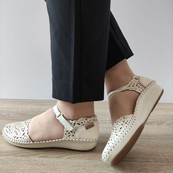SANDALE CASUAL DAMA PIKOLINOS 655-0906 BEJ - imagine 2