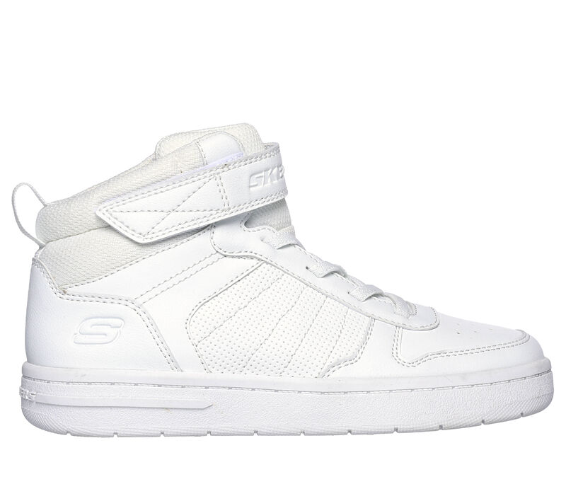 GHETE SPORT COPII SKECHERS 405633 WHT - imagine 3