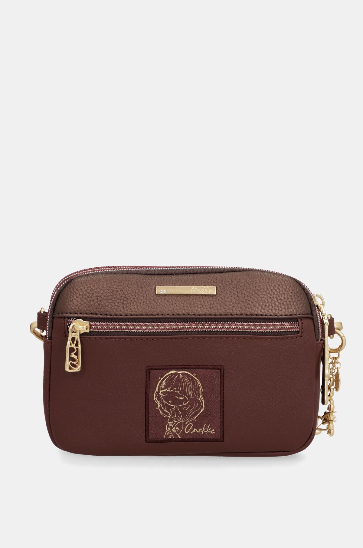 GEANTĂ CROSSBODY ANEKKE BURGUNDY 43643-445 - imagine 6