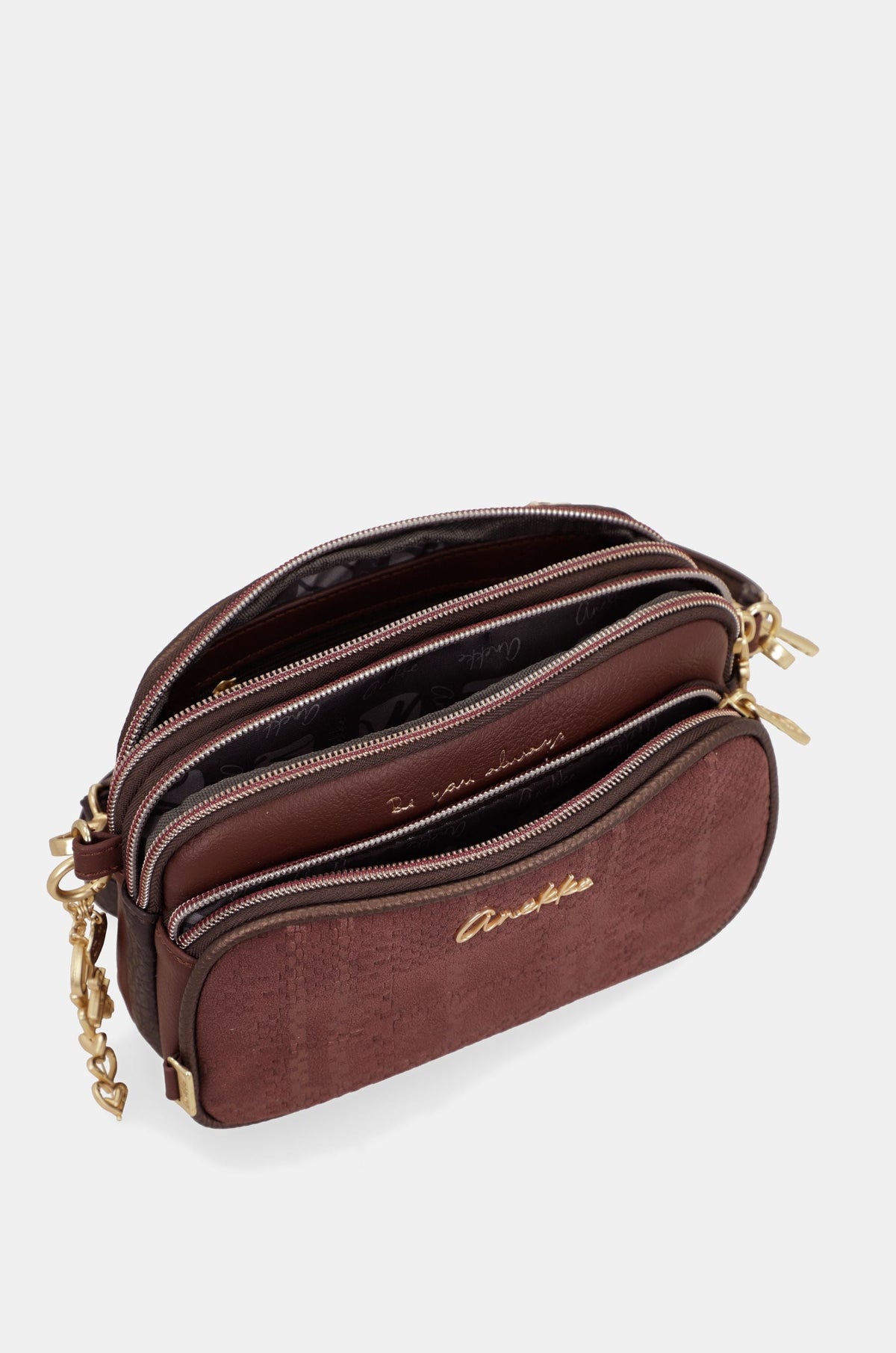 GEANTĂ CROSSBODY ANEKKE BURGUNDY 43643-445 - imagine 9