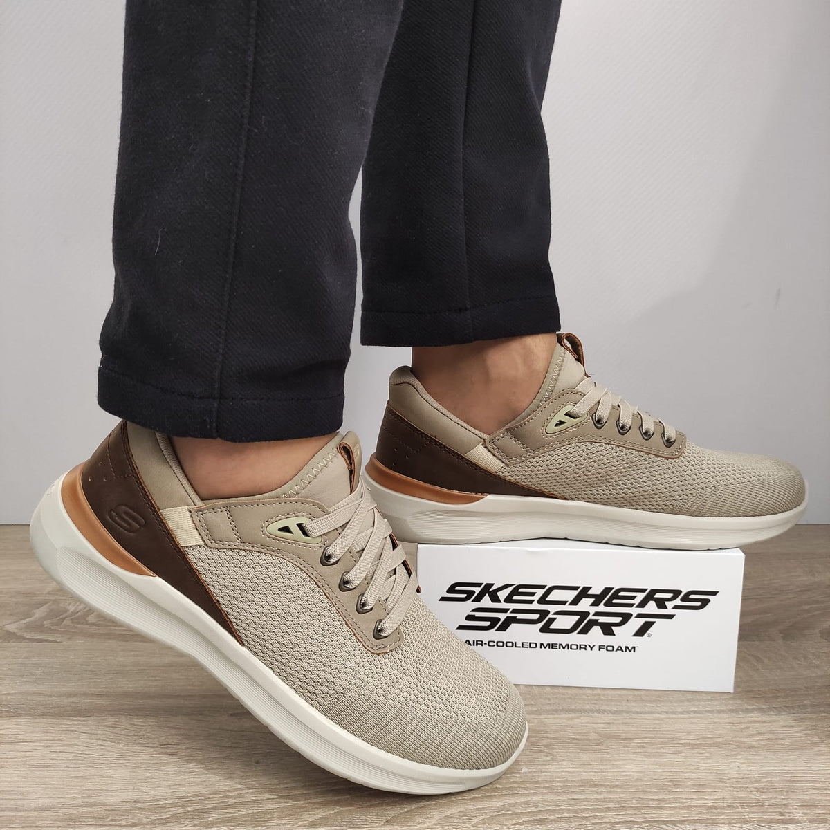 PANTOFI SPORT BARBATI SKECHERS 210406 TPE - imagine 5