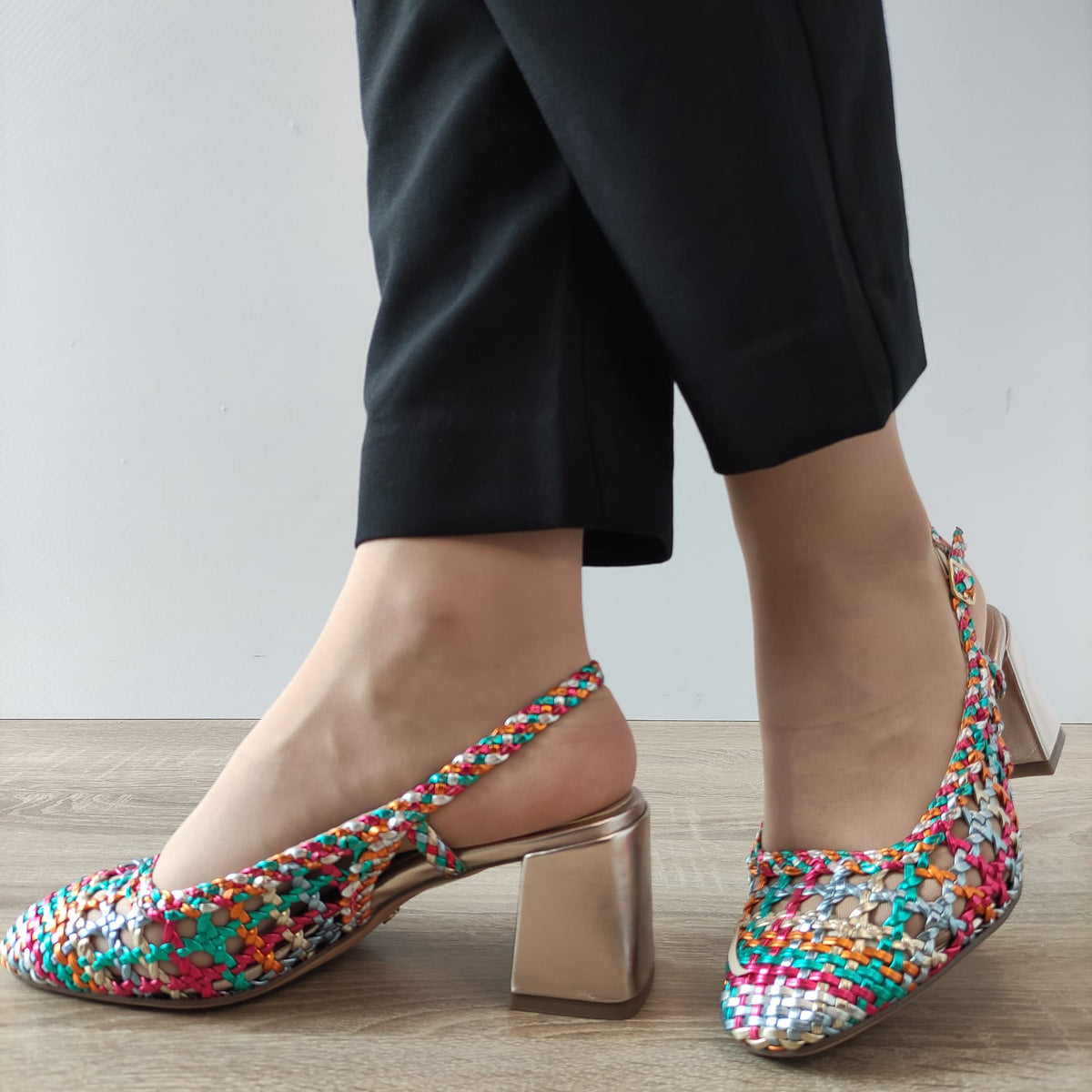 SANDALE ELEGANTE DAMA TAMARIS 29614-42 MULTICOLOR - imagine 2