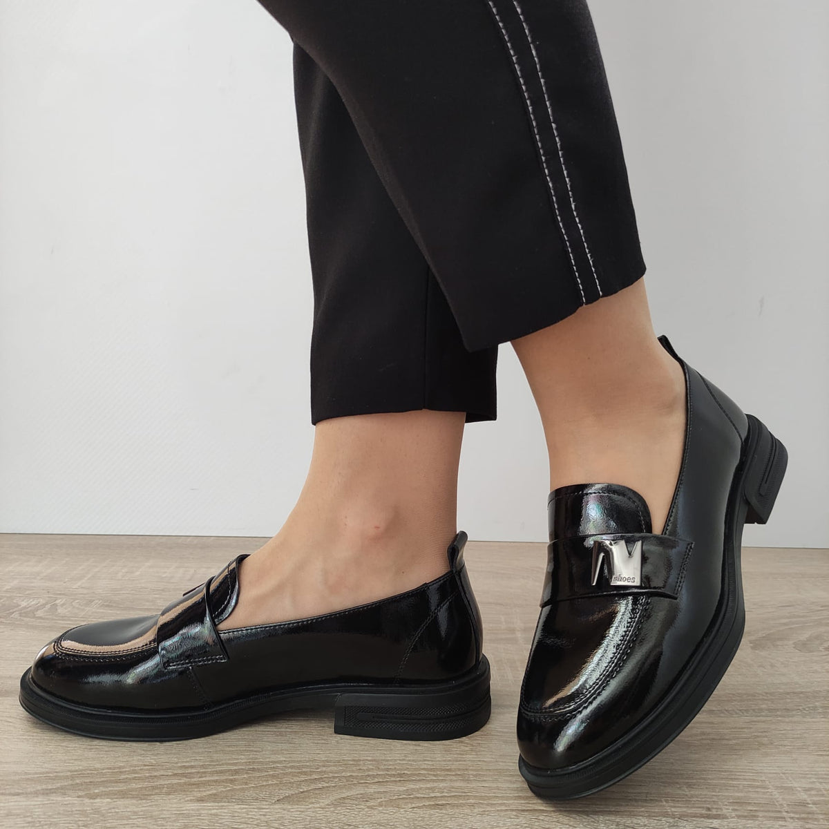 PANTOFI CASUAL DAMA FORMAZIONE S7922L NEGRI - imagine 7