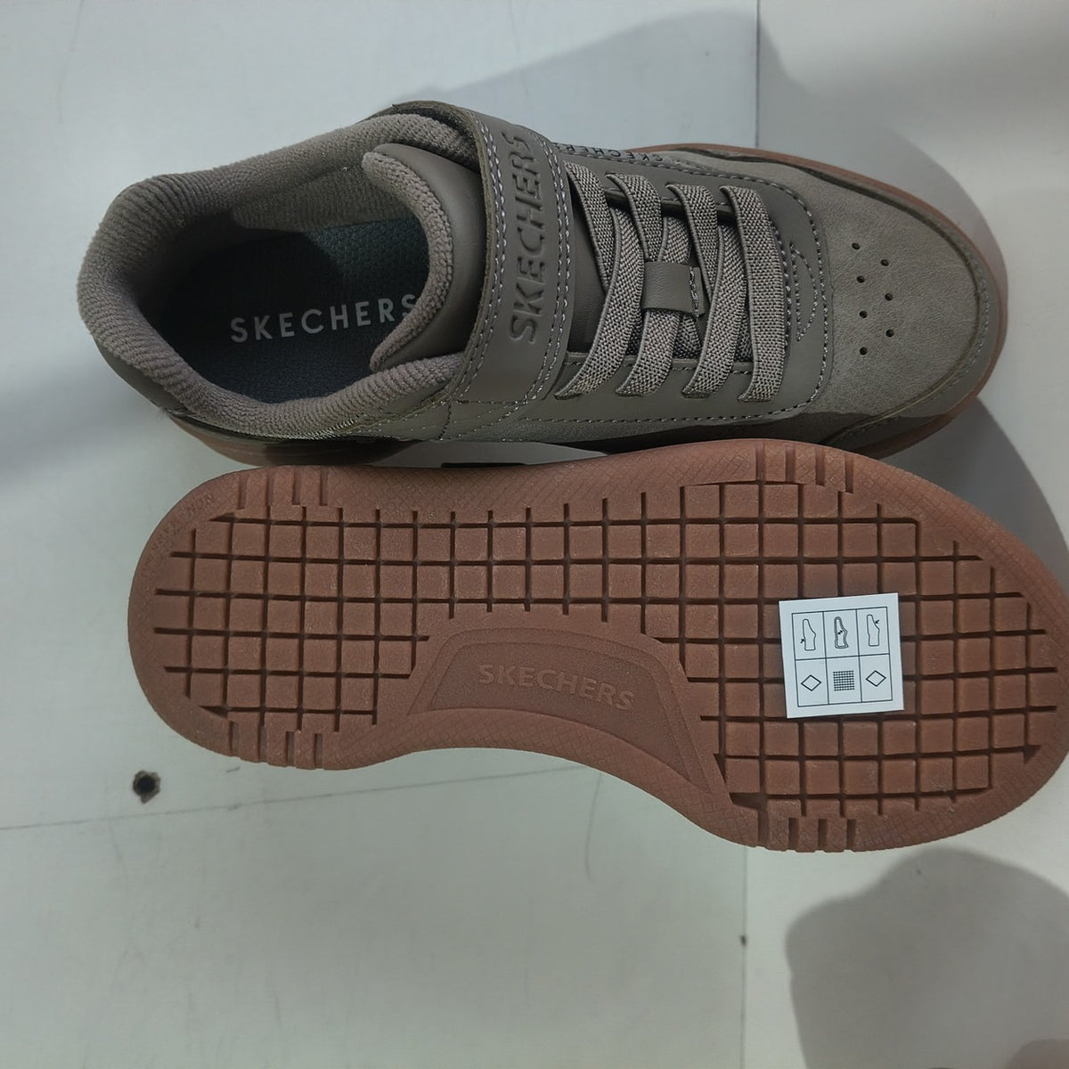 Pantofi Sport Băieți Skechers Quick Street City Mode 418028L Gri Antracit - poza receptie