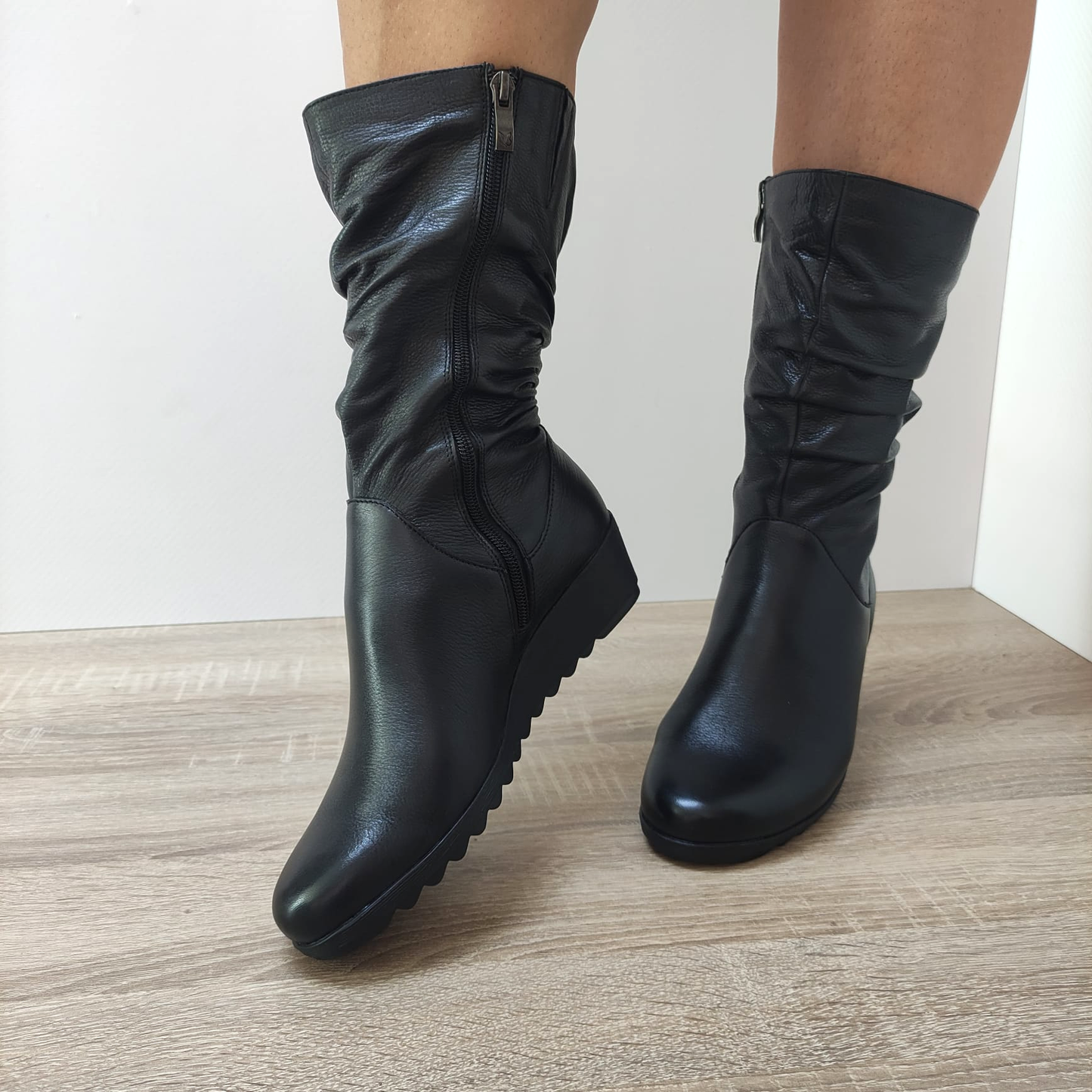 CIZME CASUAL DAMA CAPRICE 25417-41 NEGRE - imagine 4