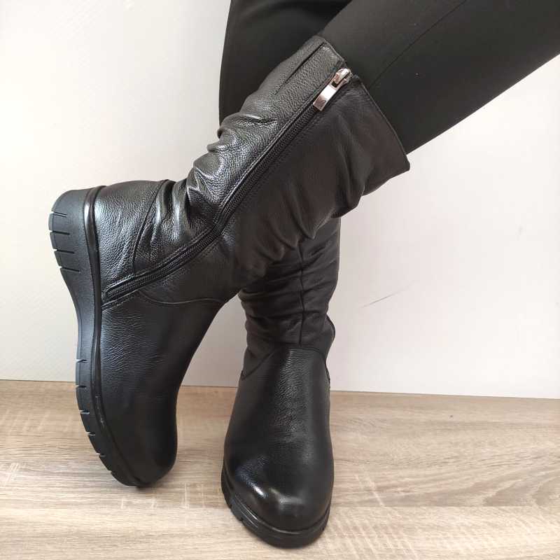 CIZME CASUAL DAMA CAPRICE 26407-43 NEGRU BIZONAT - imagine 5