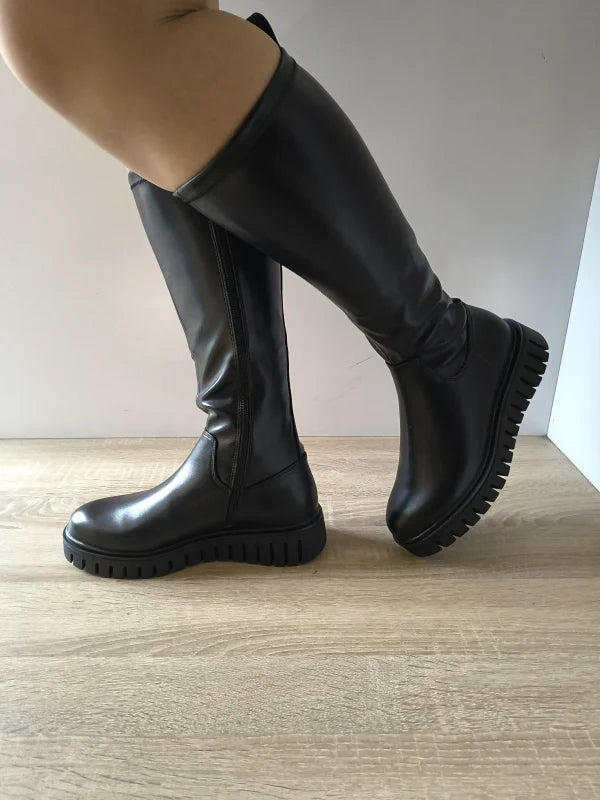 CIZME CASUAL DAMA MARCO TOZZI 25622-45 001 NEGRE - imagine 2