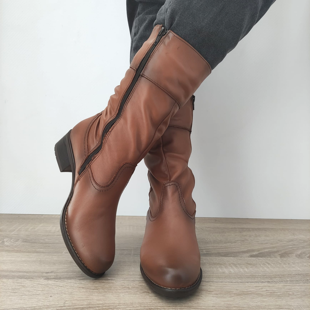CIZME CASUAL DAMA NICOLIS 138994 MARO CONIAC - imagine 3